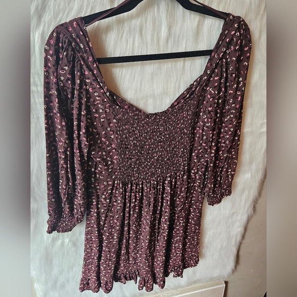 Garage Classic 90's Floral Babydoll Mini Dress/Tunic - Picture 4 of 7